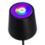 POWERTECH LED επιτραπέζιο φωτιστικό HLL-0195, RGB, ρυθμιζόμενο, επαναφορτιζόμενο, μαύρο