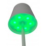 POWERTECH LED επιτραπέζιο φωτιστικό HLL-0196, RGB, ρυθμιζόμενο, επαναφορτιζόμενο, λευκό