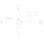 LONGSE IP κάμερα BMSC-2FCV2RC-28PMTF με μικρόφωνο, 2MP, 2.8mm, αδιάβροχη IP67, PoE
