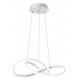 POWERTECH LED φωτιστικό οροφής HLL-0209, 48W, 4000K, Φ50cm x 120cm, λευκό