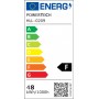 POWERTECH LED φωτιστικό οροφής HLL-0209, 48W, 4000K, Φ50cm x 120cm, λευκό