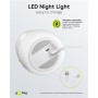 GOOBAY LED φωτιστικό νυκτός πιγκουίνος 61648, RGB, επαναφορτιζόμενο, λευκό