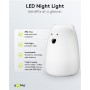 GOOBAY LED φωτιστικό νυκτός πολική αρκούδα 61647, RGB, επαναφορτιζόμενο, λευκό
