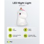 GOOBAY LED φωτιστικό νυκτός μονόκερος 61649, RGB, επαναφορτιζόμενο, λευκό