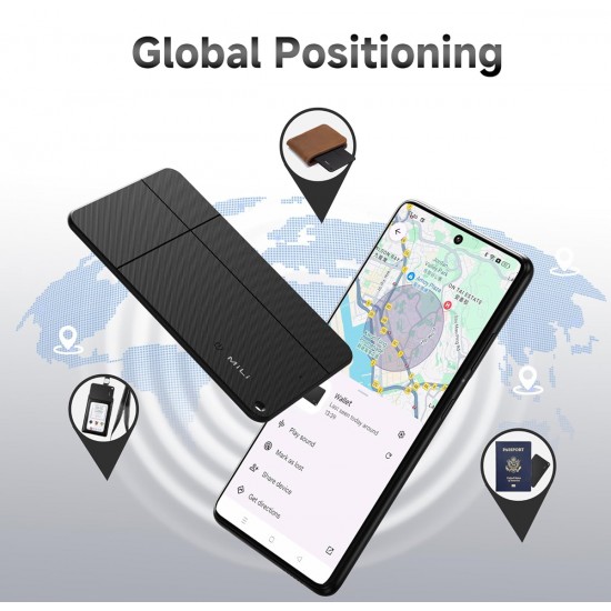 MILI ψηφιακή επαγγελματική κάρτα & tracker MiCard Duo για iOS & Android συσκευές, NFC, Bluetooth, μαύρο