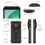 ULEFONE smartphone RugKing με ηχείο 3.5W, 5.99", 8/256GB, 9600mAh, IP68/IP69K, μαύρο