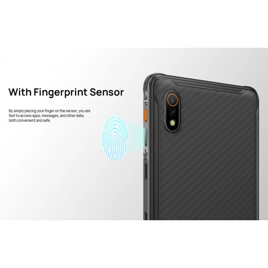 ULEFONE tablet Armor Pad Pro, 8", 8/128GB, 4G, 7650mAh, IP68/IP69K, μαύρο