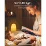 GOOBAY LED φωτιστικό νυκτός πιγκουίνος 61648, RGB, επαναφορτιζόμενο, λευκό