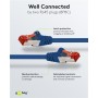 GOOBAY καλώδιο δικτύου 68269, CAT 6 S/FTP, copper, 250MHz, 3m, μπλε