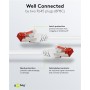 GOOBAY καλώδιο δικτύου 95587, CAT 6 S/FTP, copper, 250MHz, 1.5m, λευκό
