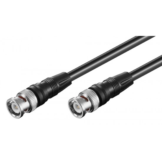 GOOBAY καλώδιο BNC 50272, RG58, 50 ohm, 1m, μαύρο