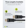 GOOBAY καλώδιο DisplayPort 74777, VESA Certified, 8K/60Hz, 32.4 Gbps, 1m, μαύρο