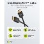GOOBAY καλώδιο DisplayPort 77443, 8K/120Hz, 40 Gbps, 2m, μαύρο