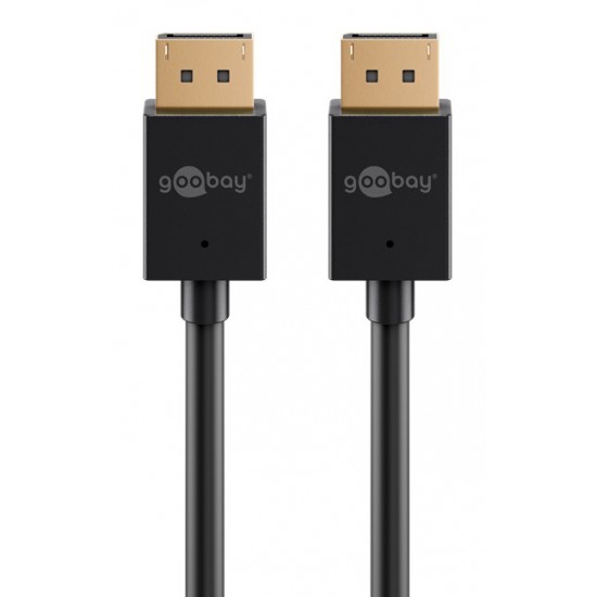 GOOBAY καλώδιο DisplayPort 77443, 8K/120Hz, 40 Gbps, 2m, μαύρο