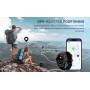 INTIME smartwatch G6 με 2x λουράκια, heart rate, 1.43" AMOLED, GPS, 5ATM/IP69, titanium black