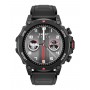 INTIME smartwatch G6 με 2x λουράκια, heart rate, 1.43" AMOLED, GPS, 5ATM/IP69, titanium black