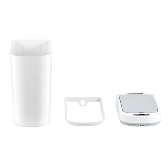 HOME USE κάδος απορριμμάτων HUH-0255 με φωτοκύτταρο, 7lt, λευκός