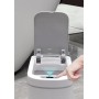 HOME USE κάδος απορριμμάτων HUH-0255 με φωτοκύτταρο, 7lt, λευκός