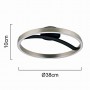POWERTECH LED φωτιστικό οροφής HLL-0200, 29W, 4000K, Φ38x10cm, ασημί/μαύρο