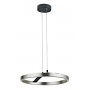 POWERTECH LED φωτιστικό οροφής HLL-0202, 29W, 4000K, Φ38x120cm, ασημί/μαύρο