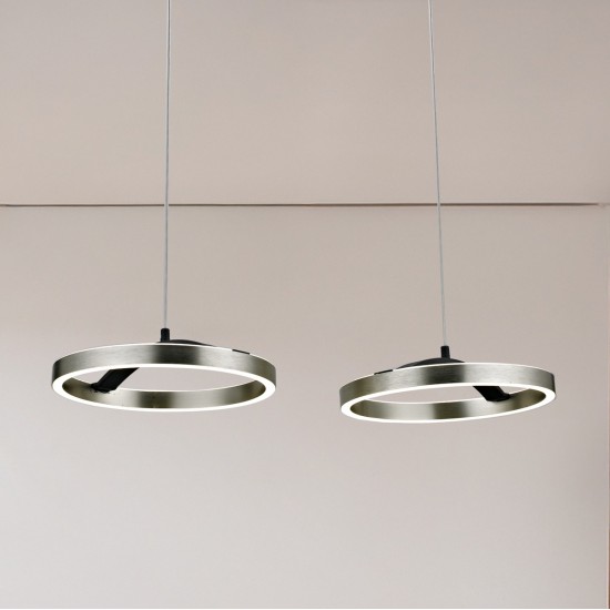 POWERTECH LED φωτιστικό οροφής HLL-0203, 42W, 4000K, 70x30x120cm, ασημί/μαύρο