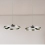 POWERTECH LED φωτιστικό οροφής HLL-0203, 42W, 4000K, 70x30x120cm, ασημί/μαύρο