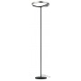 POWERTECH LED φωτιστικό δαπέδου HLL-0204, 42W, 4000K, Φ38x157cm, ασημί/μαύρο
