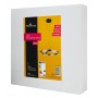 POWERTECH LED φωτιστικό οροφής HLL-0202, 29W, 4000K, Φ38x120cm, ασημί/μαύρο