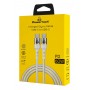 POWERTECH καλώδιο USB-C σε USB-C PTR-0167, PD 60W, copper, 1m, λευκό
