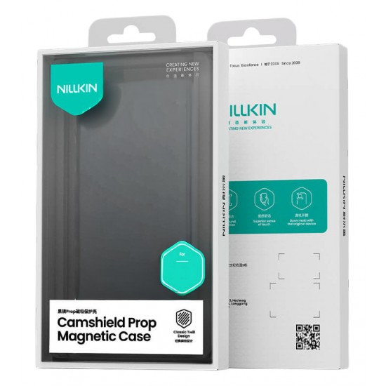 NILLKIN θήκη CamShield Prop Magnetic για Apple iPhone 17 Pro, διάφανη/μαύρη