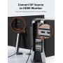 CABLETIME αντάπτορας DisplayPort σε HDMI CT-DMHF4K-AG6, 4K/60Hz, γκρι