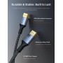 CABLETIME καλώδιο DisplayPort 2.1 CT-DP16K, VESA Certified, 16K/60Hz, 80 Gbps, 2m, μαύρο