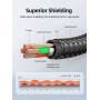 CABLETIME καλώδιο ήχου 3.5mm CT-AM35M, gold plated, 1m, μαύρο