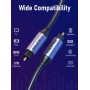 CABLETIME καλώδιο ήχου Toslink CT-AV380-P04GN, gold plated, 5mm, 3m, μαύρο