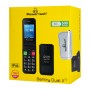 POWERTECH κινητό τηλέφωνο Sentry Dual II V2, 2 οθόνες, dual SIM, πλήκτρο SOS, μαύρο