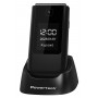 POWERTECH κινητό τηλέφωνο Sentry Dual II V2, 2 οθόνες, dual SIM, πλήκτρο SOS, μαύρο