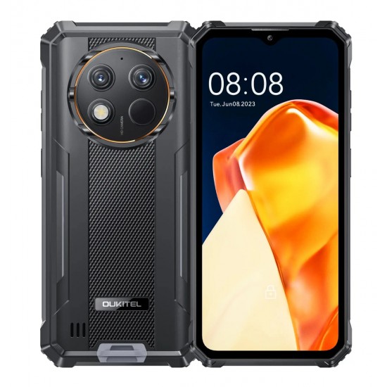 OUKITEL smartphone G1, 6.52", 6/256GB, 10600mAh, IP68/IP69K/MIL-STD-810H, μαύρο