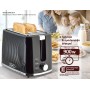 BRUNO φρυγανιέρα BRN-0274, 2 θέσεων, 900W, με σχάρα ψησίματος, μαύρη