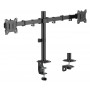POWERTECH βάση γραφείου για 2x οθόνες PT-1552, 17-32", έως 10kg