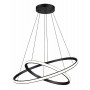POWERTECH LED φωτιστικό οροφής PT-1525, 25W, 4000K, Φ40x120cm, μαύρο