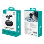 USAMS earphones με θήκη φόρτισης E05, True Wireless, BT 6.0, μαύρα