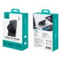 USAMS μίνι φορητό ηχείο YX016, μαγνητικό, 3W, Bluetooth, 700mAh, μαύρο