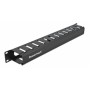 POWERTECH cable management NETW-0047 για rack 19"/1U, μεταλλικό, μαύρο