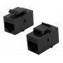 POWERTECH Keystone module RJ45 CAB-N451, CAT 6 UTP, μαύρο