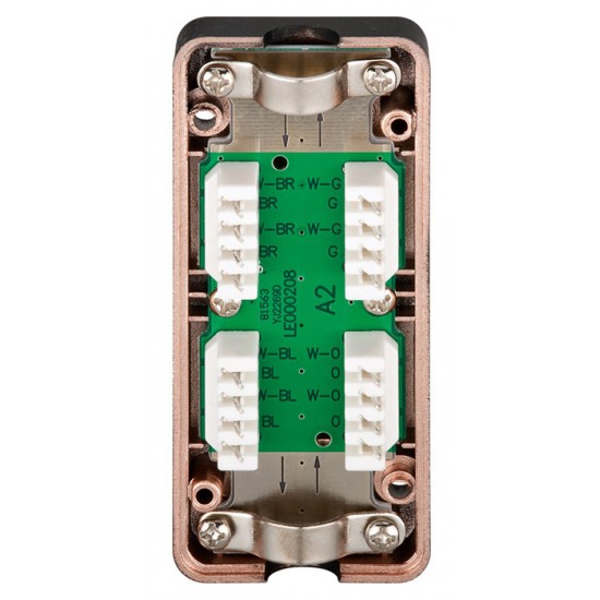 POWERTECH κυτίο σύνδεσης καλωδίων δικτύου NETW-0051, CAT 6/CAT 7, 600MHz, μαύρο