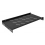 POWERTECH σταθερό ράφι για rack 19" NETW-0042, βάθος 250mm, μαύρο