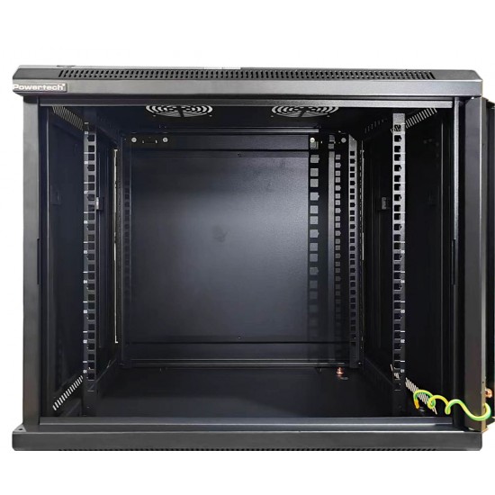 POWERTECH επιτοίχια καμπίνα rack 19" NETW-0038, 600 x 450 x 500mm, 9U