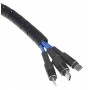POWERTECH δεματικό καλωδίων TIES-083, πλαστικό, Φ20mm, 2m, μαύρο