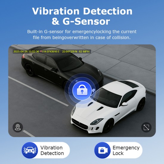 SECTEC smart κάμερα αυτοκινήτου ST-CC09-GPS-EU, μπροστινή/καμπίνας, 1080p, 4G, GPS