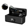 UPTECH ασύρματα μικρόφωνα UPW-M9MAX με θήκη φόρτισης, USB-C, 2.4GHz, μαύρο